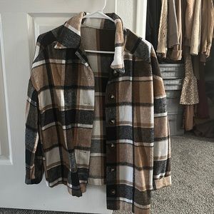 Checkered Shacket